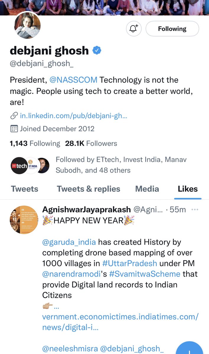 AgnishwarJ's tweet photo. @debjani_ghosh_ thank you ma’am. What a way to start New Year

We will be honored to present our @makeinindia Startup contributing to Hon PM vision to 5 Trillion Mega Economy 

Please see: https://t.co/2ynY4jsOAh PM wants drones to deliver postal packages to remote areas https://t.co/TfcXXOkq8n