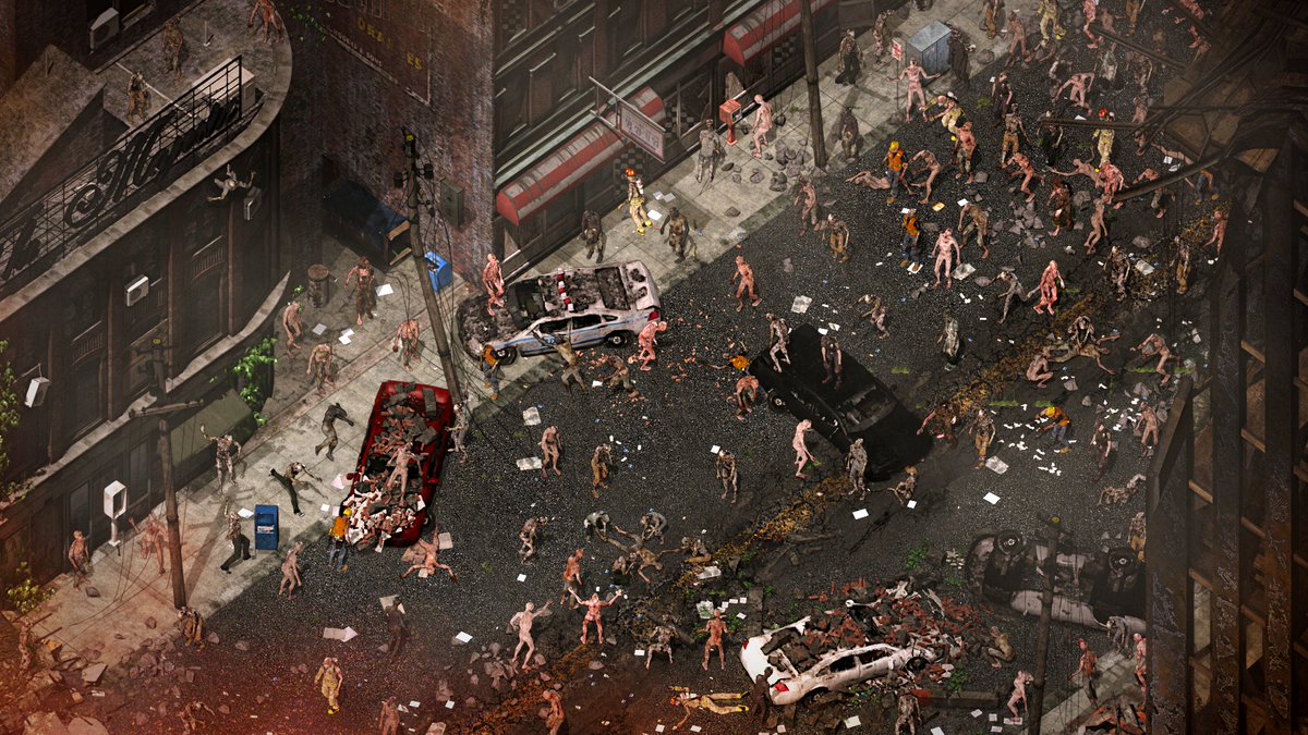 PVGames's tweet photo. The large zombie horde is upon us for the new year! Create your own horde of zombies by mix and matching numerous pieces and accessories! You can find them on Patreon here: https://t.co/hNAKMfQPyP https://t.co/mVbh5qc5Xh