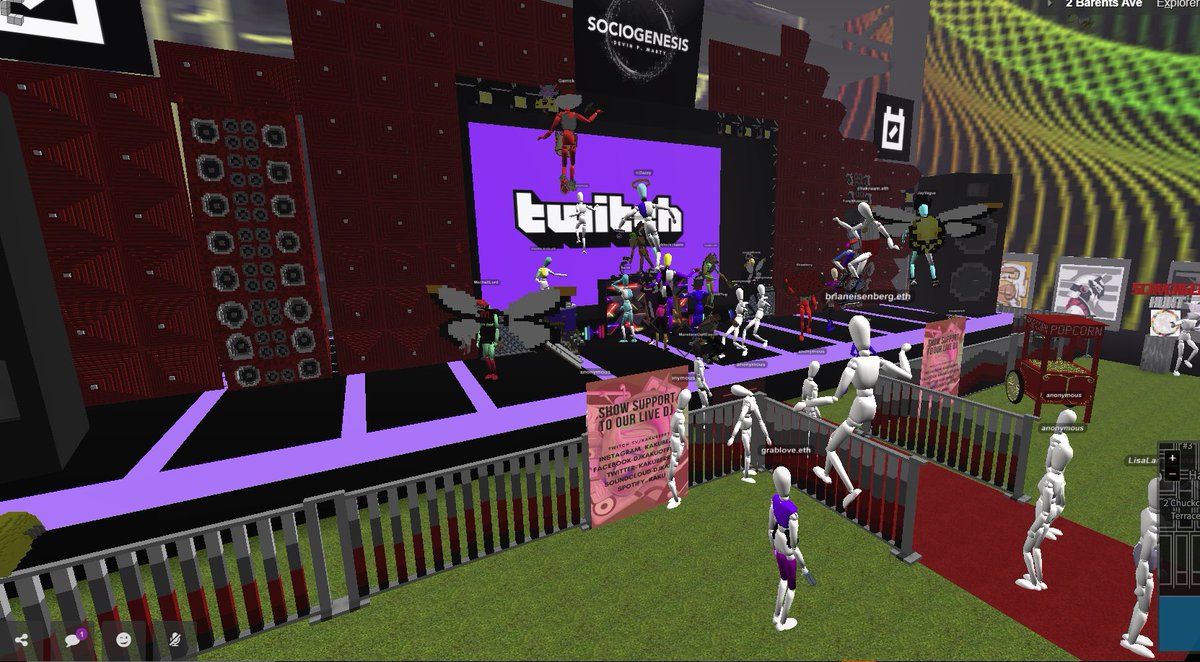 MadBop (@officialmadbop) on Twitter photo Thank you to everyone last night for making the MadBop NYE event in <a href="/cryptovoxels/">Cryptovoxels</a> so amazing. Special thanks to <a href="/Kakuberry/">K A K U 🔻🔻🔻 @BALI</a> <a href="/johnnydApps/">Johnny Dapp 🔻 garrick.eth</a> <a href="/ericspivak/">MOTIVATE 📲 Available for Consulting & Marketing</a> & the MadBop team for making it happen!
In 2022 there going to be plenty more events like this! #Metaverse #NYE2021 #NFTs #party Thank you to everyone last night for making the MadBop NYE event in <a href="/cryptovoxels/">Cryptovoxels</a> so amazing. Special thanks to <a href="/Kakuberry/">K A K U 🔻🔻🔻 @BALI</a> <a href="/johnnydApps/">Johnny Dapp 🔻 garrick.eth</a> <a href="/ericspivak/">MOTIVATE 📲 Available for Consulting & Marketing</a> & the MadBop team for making it happen!
In 2022 there going to be plenty more events like this! #Metaverse #NYE2021 #NFTs #party