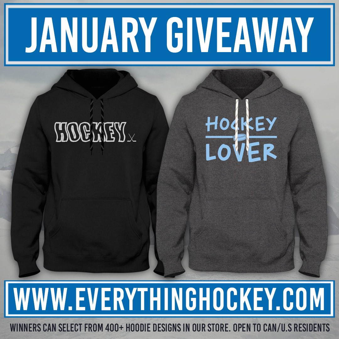 🚨JANUARY GIVEAWAY🚨

Enter now to win any Hockey Lace Hoodie from our store! Two winners will be selected on January 31st. Over 400 Hoodie designs are available to choose from!

Enter now at the link below and RETWEET for a bonus entry📲: everythinghockey.com/hoodiegiveaway