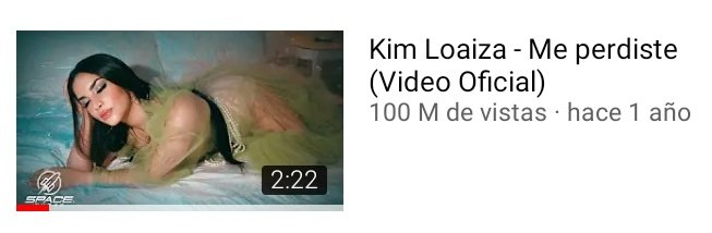 YoSoyJuki's tweet photo. 🔔La Ruth Juki informa🔔
🎵YOUTUBE || Y para iniciar el año de la mejor manera les informamos que "Me perdiste" de Kim Loaiza llego a los 100 millones de reproducciones en Youtube 😱🔝
#KimLoaiza
#YouTube
#MePerdiste
•Noticia del dia 01 de enero• https://t.co/irHNPrCsPW
