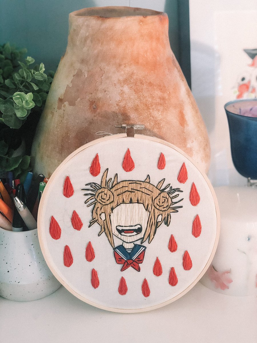 whimsicalneedle's tweet photo. show the anime fans in your life some love this Valentine’s Day by getting them one of these My Hero Academia embroidered hoops! 🌟 (i also take custom character orders 👀) https://t.co/AfixyZExKA https://t.co/ZcGpidjVUV