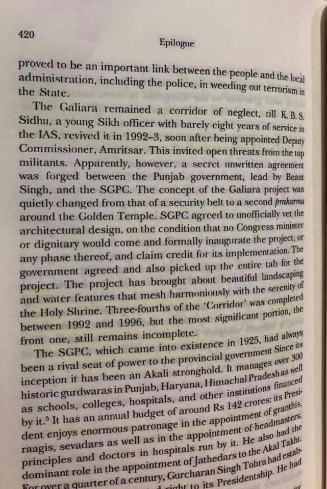kbssidhu1961's tweet image. Khushwant Singh’s “History of the Sikhs”.

An extract, from the latest edition, sent by a young friend last evening.

Find any familiar name? 
⬇️⬇️⬇️ #Amritsar #Galiara #CorridorProject