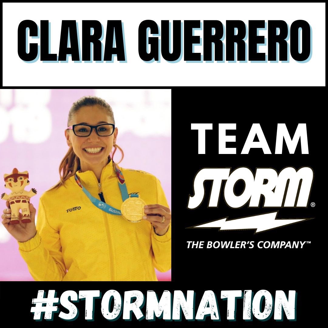 Storm_Nation's tweet photo. We're excited to welcome PWBA Major Champion Clara Guerrero to Team Storm! Clara has been a member of the Colombian National Team for 23 years and will compete in Team Trials in Colombia this week. https://t.co/rQL8jBXWrY