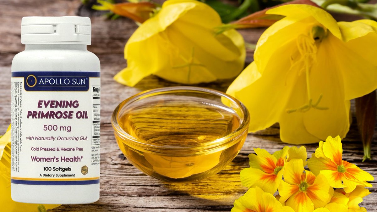 SunVitamins's tweet photo. Evening Primrose Oil https://t.co/EwI2sG7gzJ

EPO contains GLA, an omega-6 essential fatty acid with anti-inflammatory effects in the body.

#ApolloSun #Apollosunvitamins #MindEyes #MindEyesUSA
#Amazon #AmazonSmile #dailyvitamins #eveningprimrose #womenshealth https://t.co/dCahpyKSTJ
