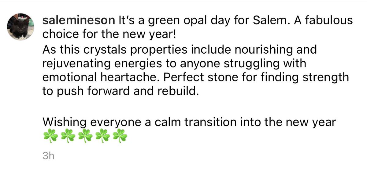 SalemIneson's tweet photo. It’s a #greenopal kinda day ☘️ https://t.co/vnwDOEHpDX
