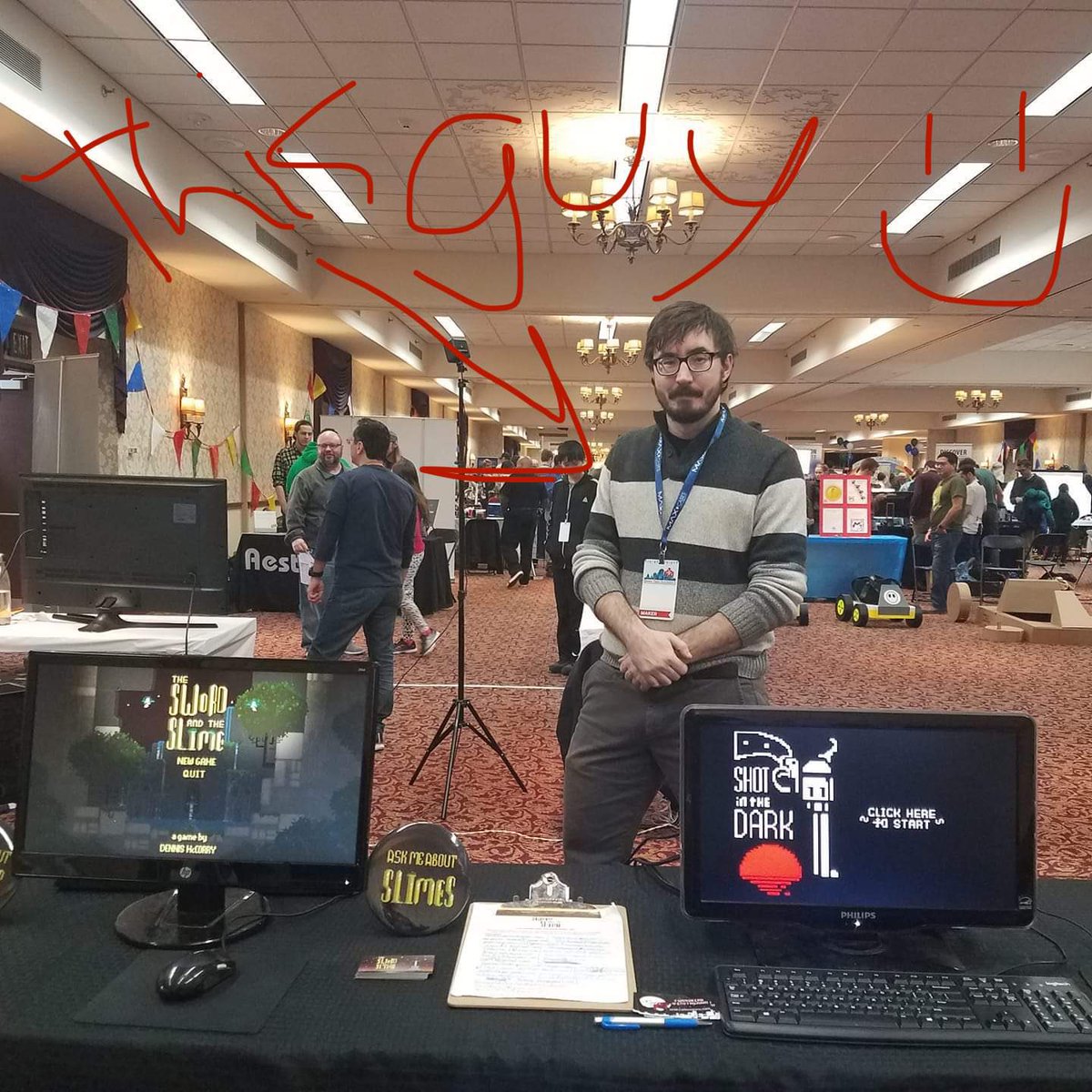 And a very happy birthday to our co-founder, Dennis McCorry! <a href="/FunnyBirdArt/">FunnyBird</a> we hope your birthday is full of cake and dancing and merriment!