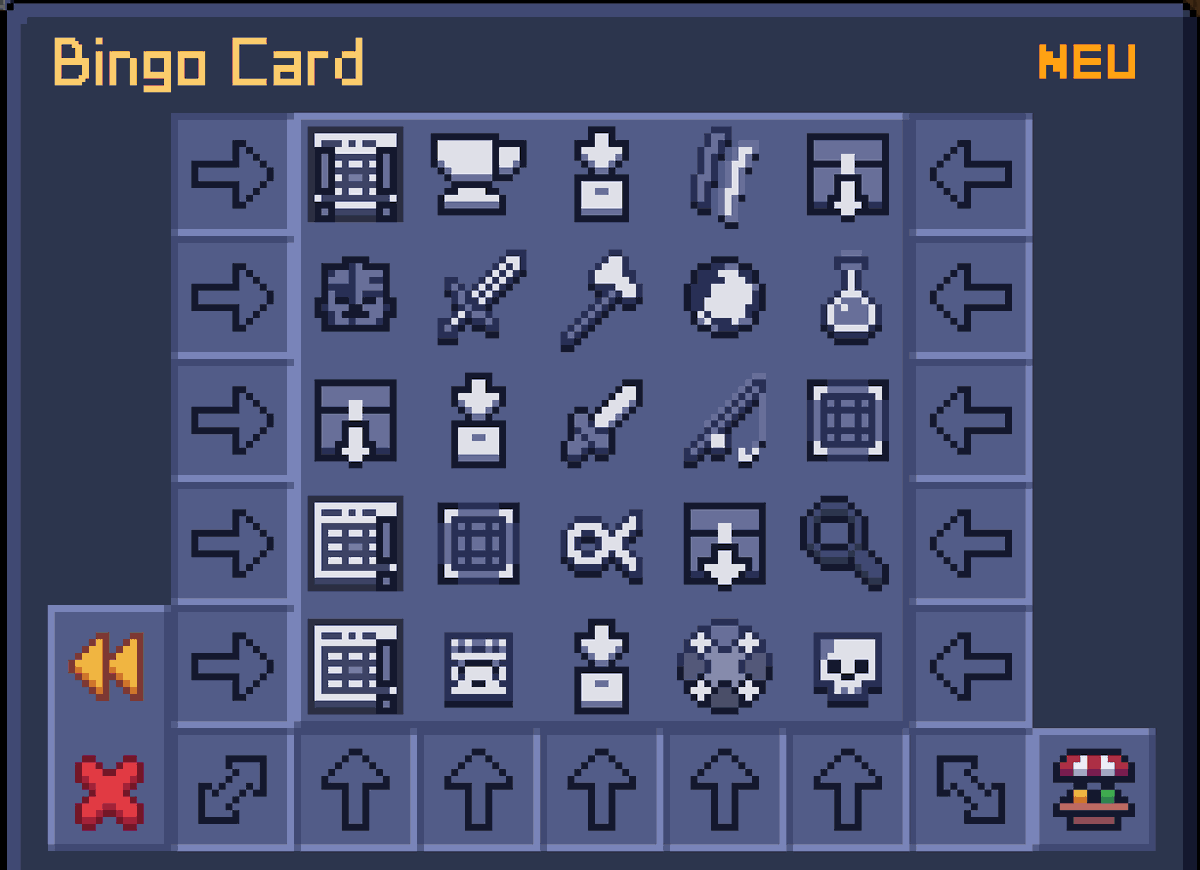 FSRUnderTheHood's tweet photo. Starting off the new year with a textured Bingo card!

[Credits: @RayDeeUx + GqmeKnight] https://t.co/hxWVHXgb26