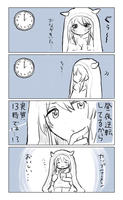 深夜1時の甜花ちゃん 