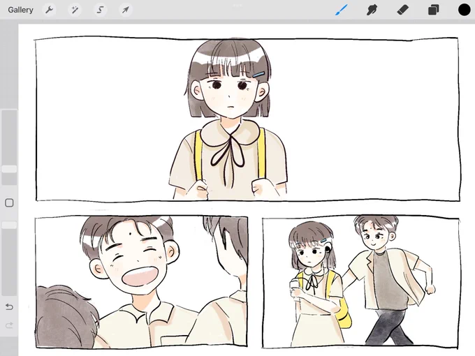 a little comic i made about my first love 