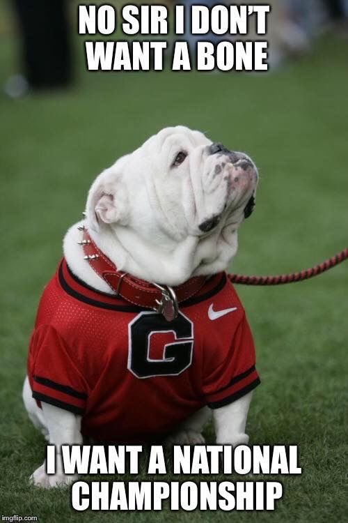 cstewie52's tweet photo. Congratulations to @UGAAthletics and @AlabamaFTBL on making it to the national championship #gogeorgia #bulldogs https://t.co/LhnaXgoZMb