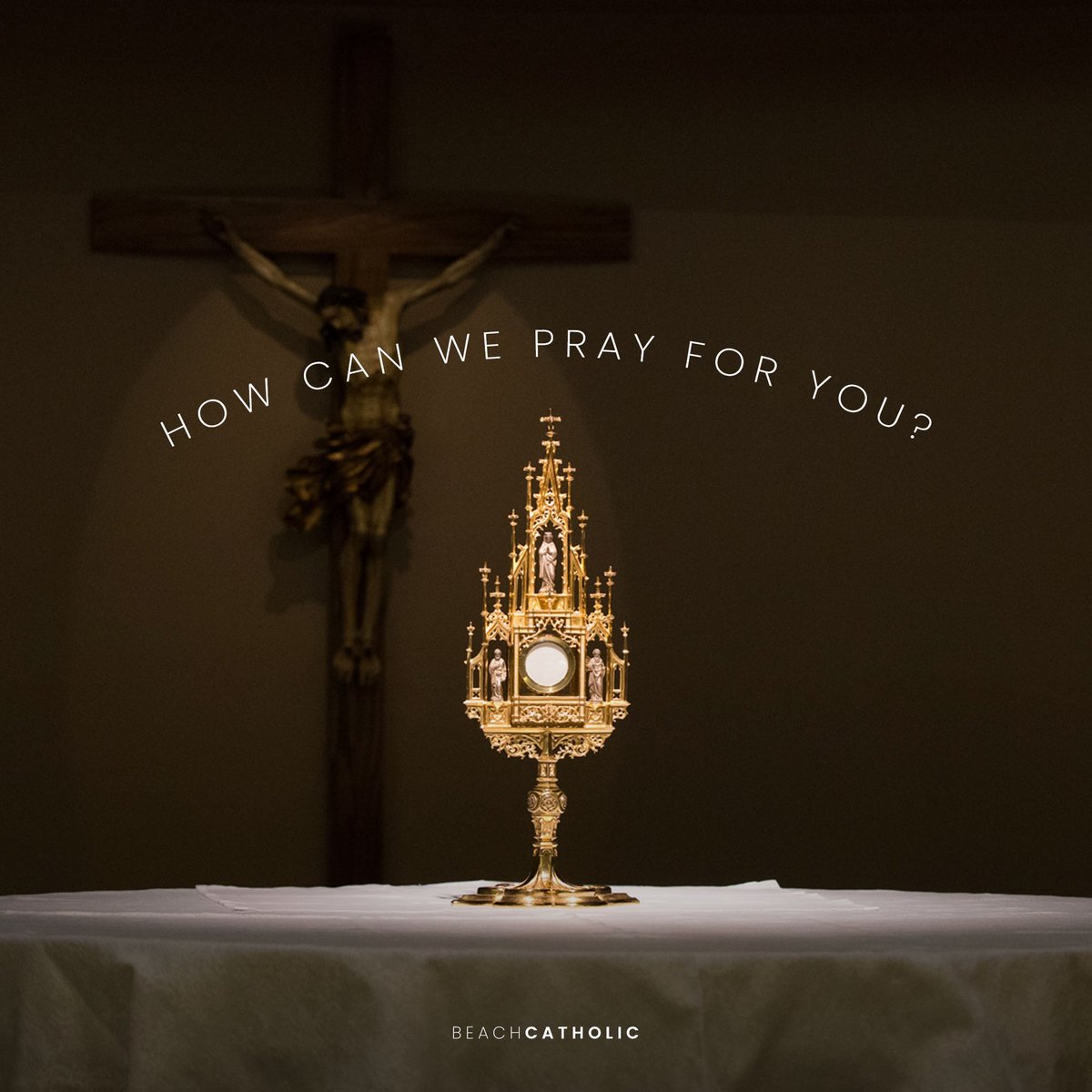 BeachCatholic's tweet photo. Hey, #CatholicTwitter! How can we pray for you in the new year? 

#HappyNewYear #Catholic https://t.co/4cCAYFESpE