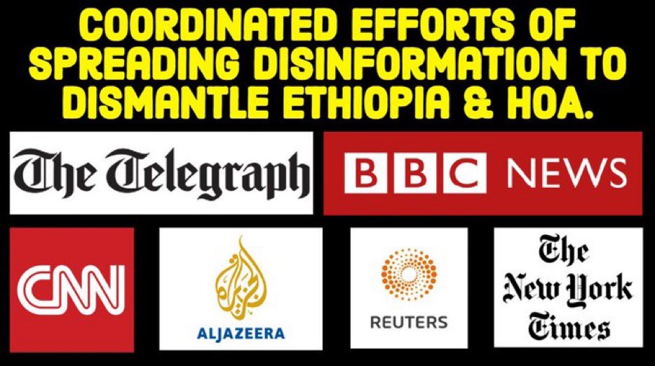 zutopist's tweet photo. The Western MSM’s appalling sinister anti-Ethiopian rhetoric, z emphasizing, dramatizing &amp; recounting of false atrocious allegations are all aimed at swaying public opinion &amp; producing empathic reaction to garner support for intervention. #NoMore! @AUC_MoussaFaki @antonioguterres https://t.co/XbMbVqzDXS