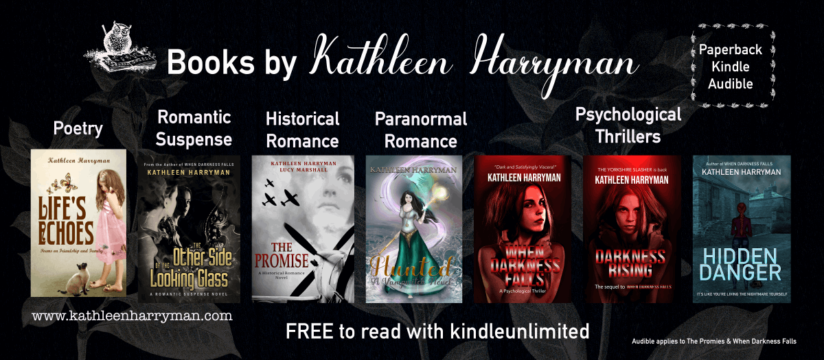 KathleenHarrym1's tweet photo. As a multi-genre author, I offer a wide range of #books for the perfect escape. So why not come over to #Amazon and visit my #Author Page.

https://t.co/nVTqXWHSre

#HistoricalRomance #ParanormalRomance #PsychologicalThrillers #Thrillers #Suspense #KU #RomanticSuspense #Paperback https://t.co/1Td8nUoJo7
