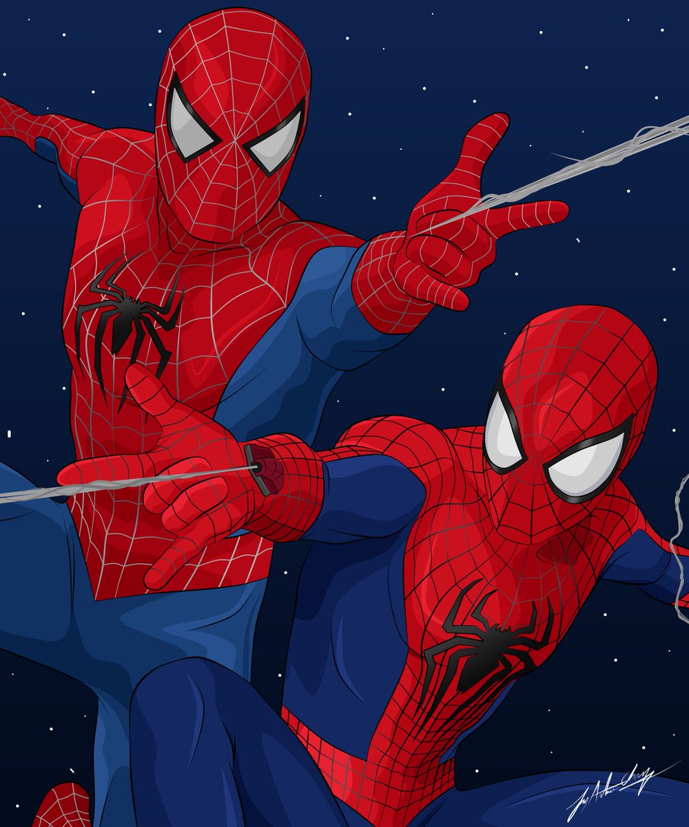 JohnStarkArt's tweet photo. The best Marvel movie🕷🕷🕷
#TomHolland 
#MarvelStudios #SpiderManNowWayHome #MakeTASM3 #SpiderMan https://t.co/4l7t4hQQYC