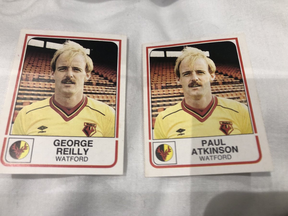⁦⁦<a href="/Panini_book/">Greg Lansdowne</a>⁩ I found these lose stickers at the back of my panini 84  album  , I was at the time confused who was who   Do you know what happened here and what’s the story behind it , obviously a mistake by panini