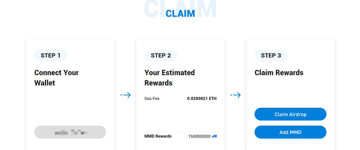 All MetaMask SWAP users can directly claim the airdrop, 1 billion $MDD at least.