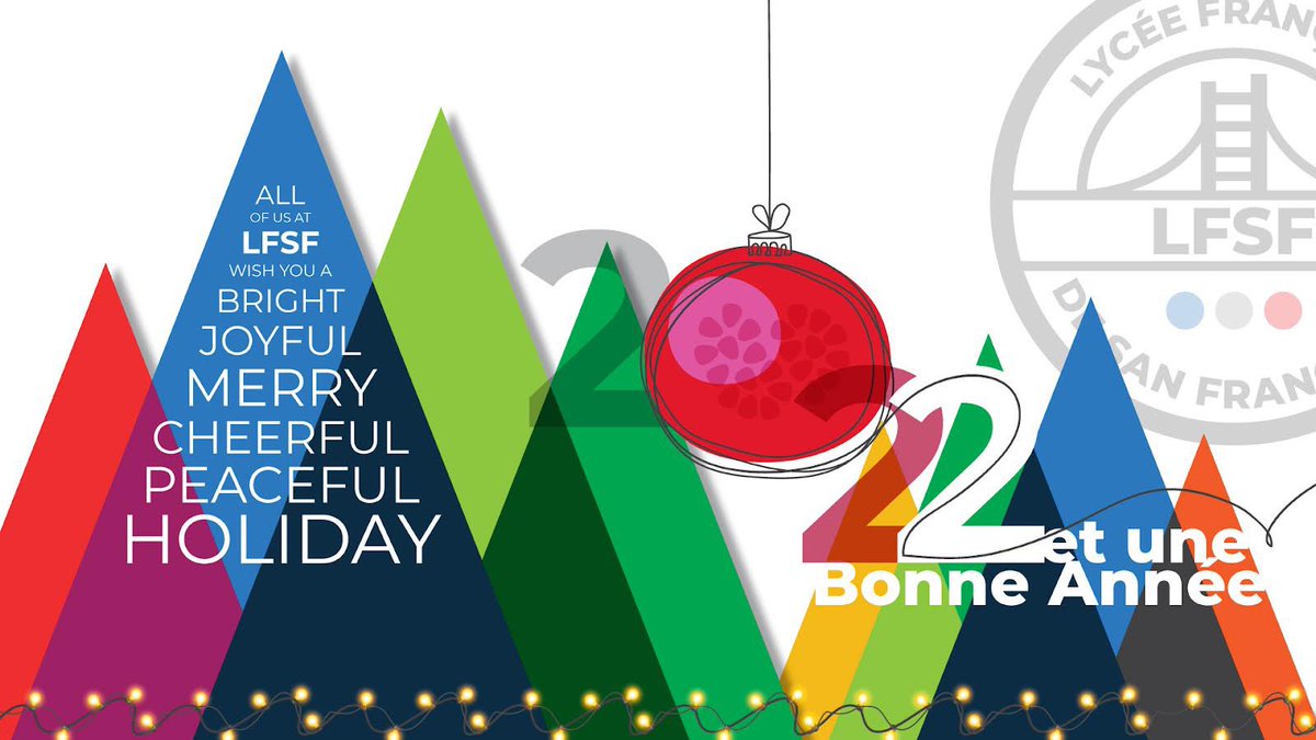 EmmanuelTexier's tweet photo. From all of us @lelyceeSF @aefeinfo we wish our community and all our friends around the world a happy new year!
Une très belle année 2022 à toutes et tous!
#LFSFCommunity #LFSFJadore https://t.co/CuHlkDnLaB