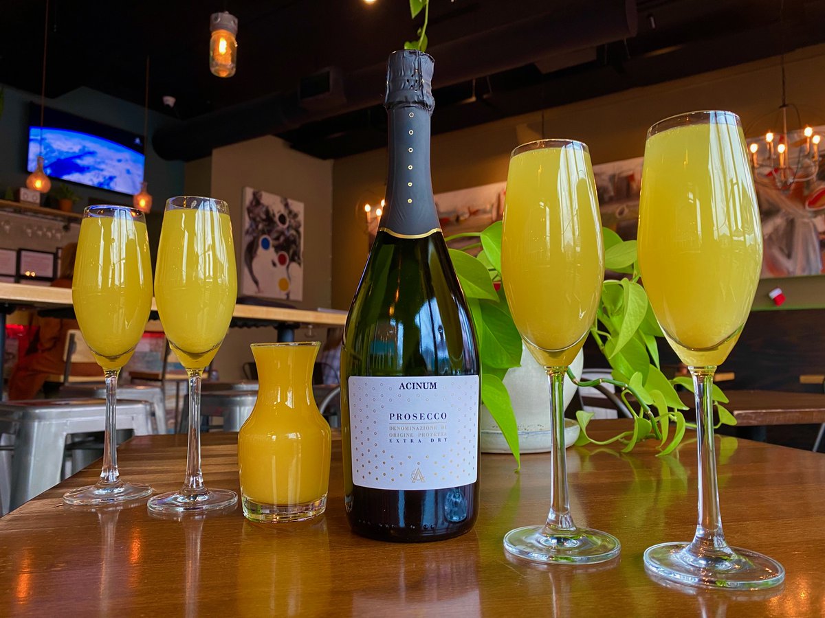 Happy first day of 2022!! Let's start this new year off with a bang and pop some bottles of Processco! 🍾🍊 We are serving up Processco Mimosa pitchers all day for just $20!