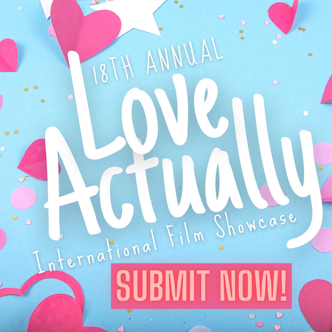 The deadline for submitting for the 18th Annual Love Actually Int'l Storyteller Showcase is fast approaching! Get your films in Now! <a href="/luvfest/">Love Actually Int'l Short Film Showcase</a> #callforentries #filmfestival <a href="/filmfreeway/">FilmFreeway</a> filmfreeway.com/luvfest