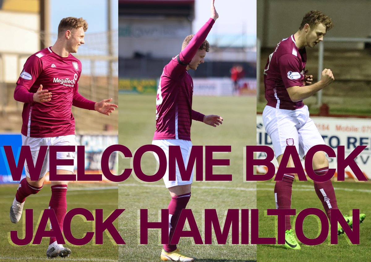 Welcome back <a href="/Jackthamilton30/">Jack Hamilton</a> 

We are delighted to welcome back <a href="/LiviFCOfficial/">Livingston Football Club</a> striker Jack Hamilton to Gayfield.   8 goals in his first spell at the club in the second half of last season we are thrilled Jack will get to experience the home Support!

arbroathfc.co.uk/welcome-back-j…