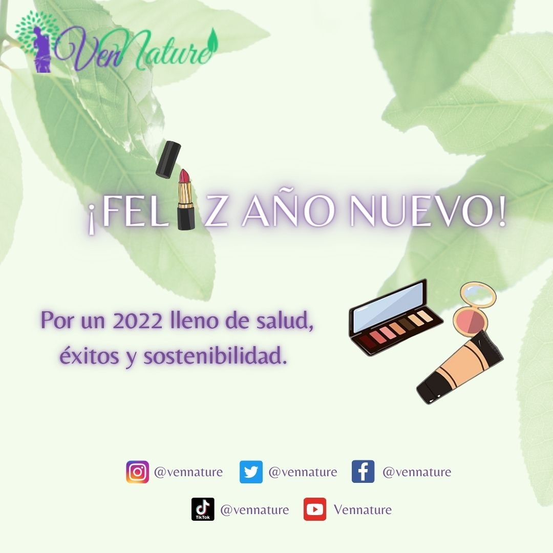 Desde Vennature, queremos desearos un feliz año nuevo. Por un 2022 lleno de salud, éxitos y sostenibilidad 🥂🥳
<a href="/LabProCom/">LabProCom</a> @Gabifcom

#proyeccom22 #maquillaje #AnoNuevo2022 #AnoNuevo #sostenible