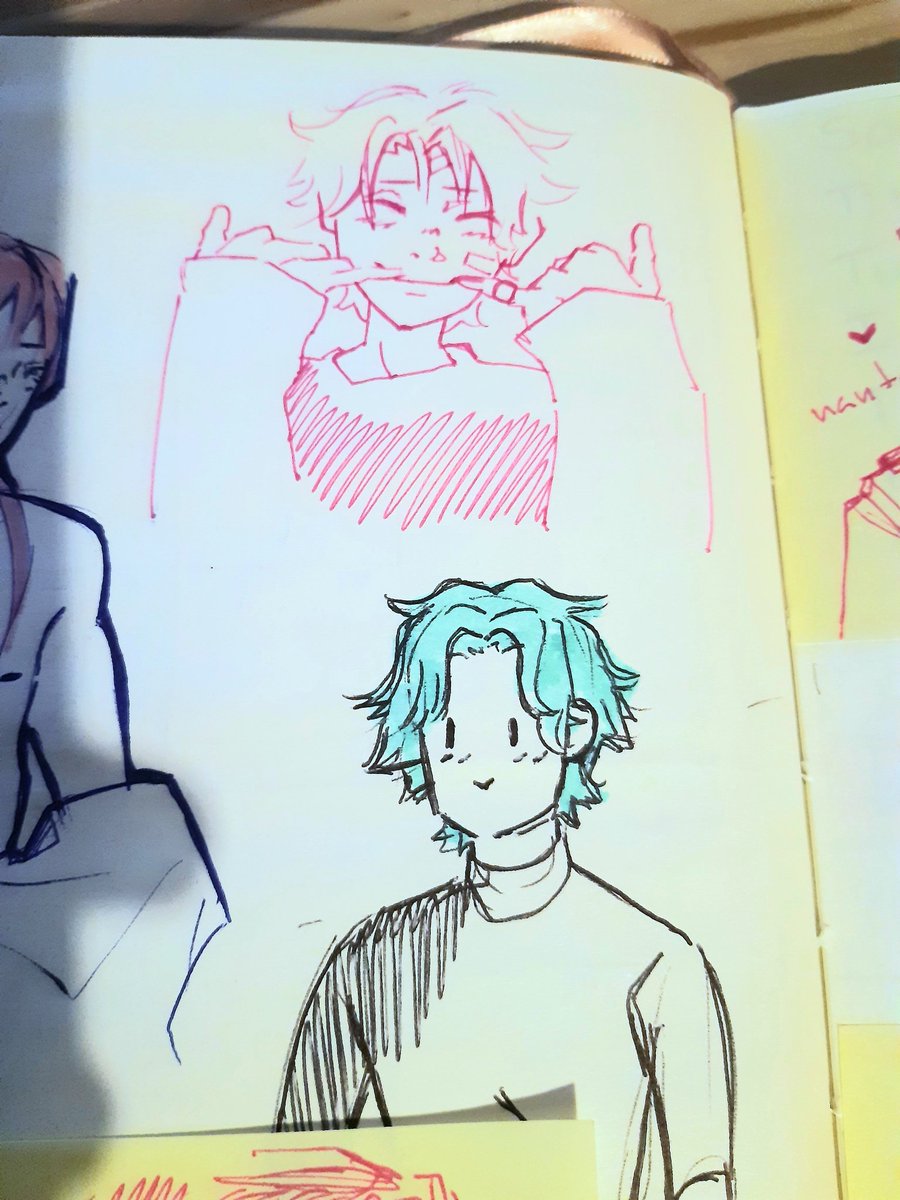 Sketches ft tsukiyama, mafuyu, langa and blink it and u miss it seroroki 