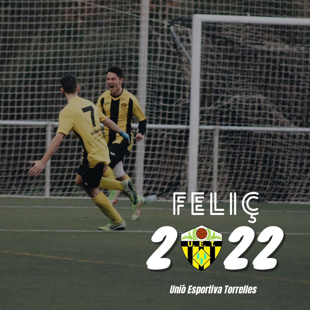 #Club |

La <a href="/uetorrelles/">Unió Esportiva Torrelles</a> us desitja BON ANY 2️⃣0️⃣2️⃣2️⃣! 🥂⚽️

Esperem que el Futbol Base ens doni grans alegries aquest 2022. 

📸 <a href="/criisgonz_/">cristina gonzalez</a> 

#josócuet  #2022NewYear #bonany #capdany #grocinegre