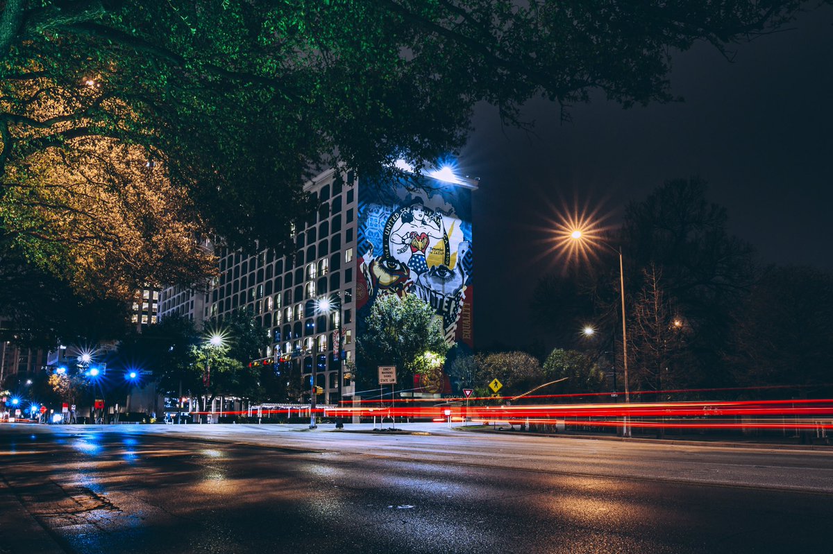 The awesome #wonderwoman mural at South Congress & Caesar Chavez @thelinehotel . A collab with @obeygiant @sandrachevrier @downtownaustin @station16editions . Go check it out if you can #atxphotographer #austintexas #austinphotographer #austintx