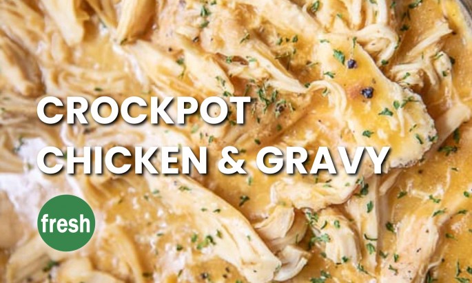 Easy Slow Cooker Chicken and Gravy Recipe