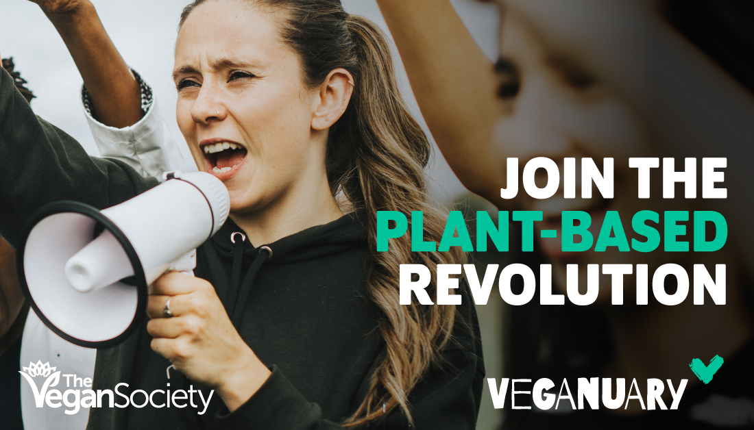 TheVeganSociety's tweet photo. This is the year of the plant-based revolution! Join us and sign up to @Veganuary now.

👉 https://t.co/dD9F9X2VSp

#Veganuary
#Veganuary2022 https://t.co/jBBmJKERY7