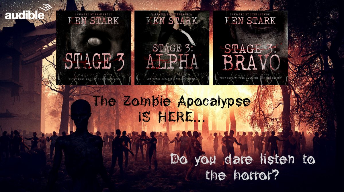 PennilessScribe's tweet photo. "Fast paced with action that will have your heart palpitating."
Do you dare listen?
Available on #Audible #Audibleapp 
https://t.co/livd9nO65a
For fans of #TheWalkingDead and the #TheLastofUs, a #thriller that will satisfy your #zombie cravings.
Get yours now!
#horror #audiobook https://t.co/0UCb8gESXC