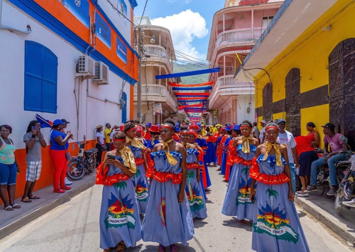 uwgsoca's tweet photo. Happy New Year and Independence Day to Haiti!🇭🇹January 1st marks the 218th anniversary of Haiti’s independence from France in 1804. This made the country the world’s first black republic, first independent Caribbean state, and second independent state in the Western Hemisphere. https://t.co/jHoIbhGVER