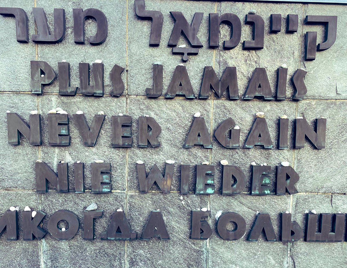 TheNiteshAnand's tweet photo. A #message well received on #firstdayof2022 at Dachau #concentation #camp site! May we all learn from #history https://t.co/HLWQJcSJx7