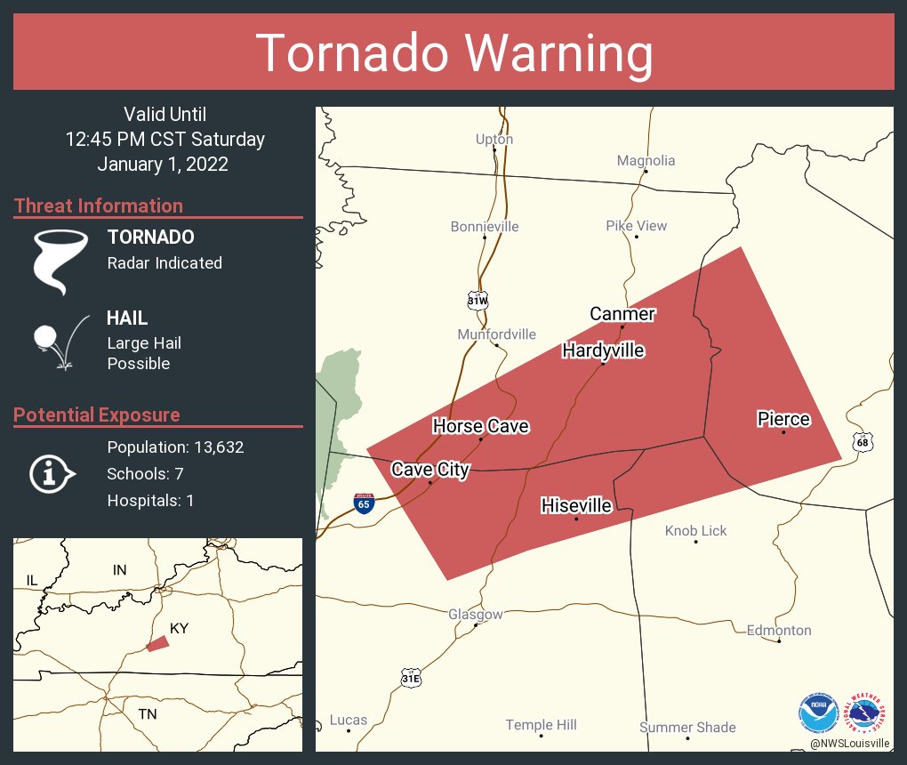 NWS Tornado on Twitter "Tornado Warning continues for Horse Cave KY