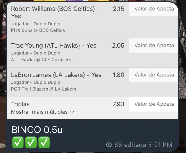 GoatTipsNBA's tweet image. Encerrando 2021 da melhor maneira possível, 3 bingos certeiros para a galera do VIP! 💸💰🔥

VEM 2022 !!!!! 🙏✨
