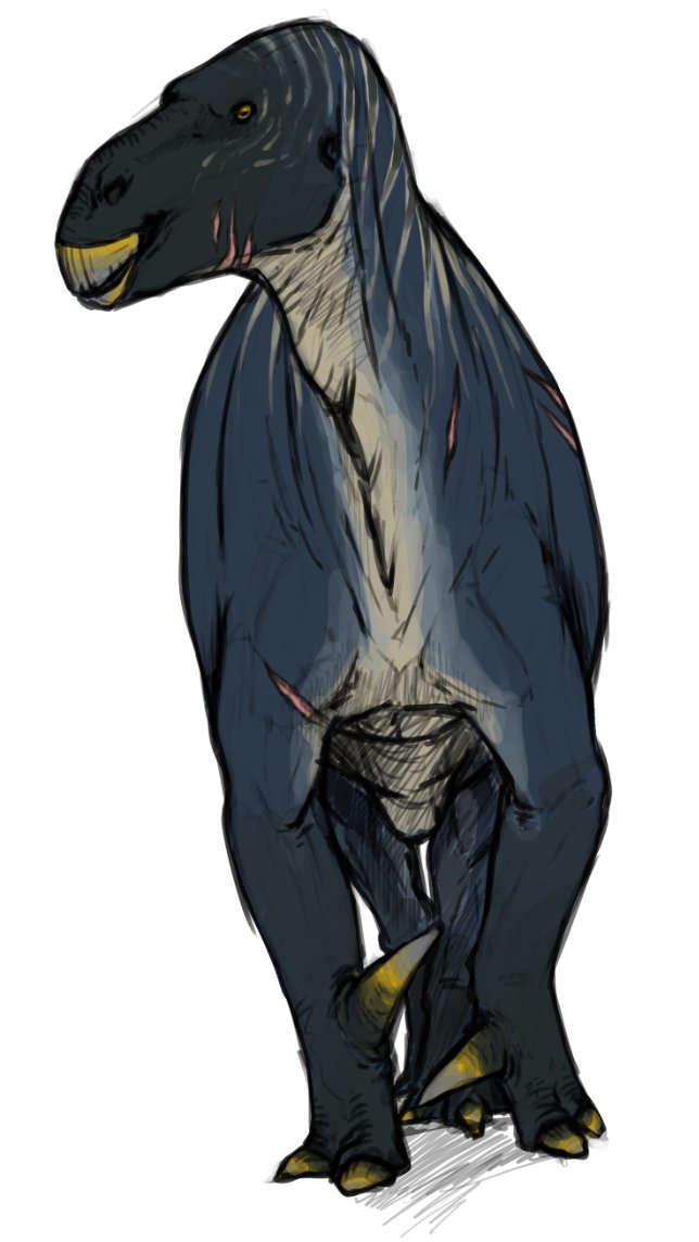 ArtofFabricious's tweet photo. Another dinosaur sketch for 2022. This should become a theme I think! https://t.co/ykCCtlMFV0