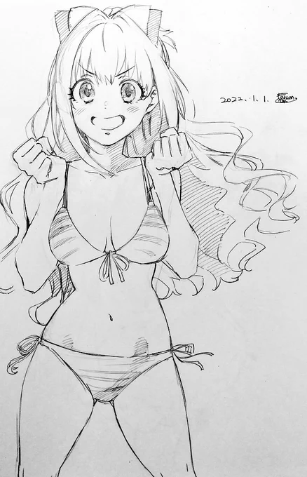 これは今日友人からのお題で描いた、茜ちゃん、マリィ、キャルです。プリコネはやってないから初描きですねぇ。

いちかなはこれから。 