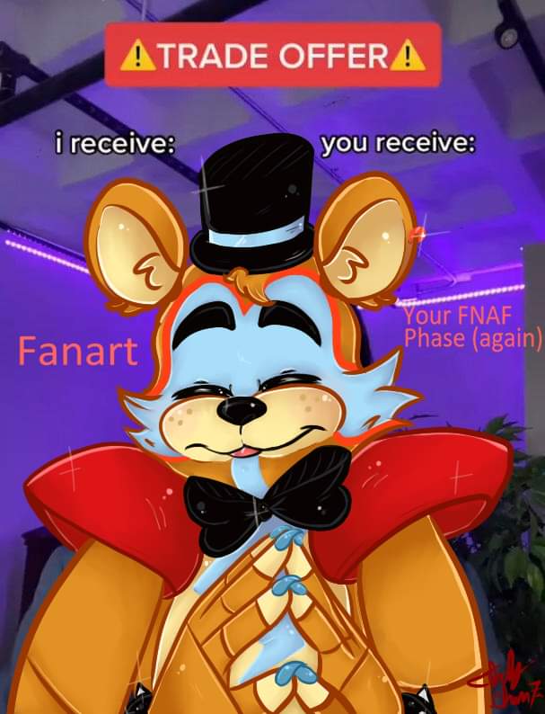 Thalychan7's tweet photo. Oh boi here i go.
#fnafmemes #fnaf #fnaffanart #fnafsecuritybreach #fnafsecuritybreachfanart #glamrockfreddy #tradeoffermeme https://t.co/2aoWOPHMX1
