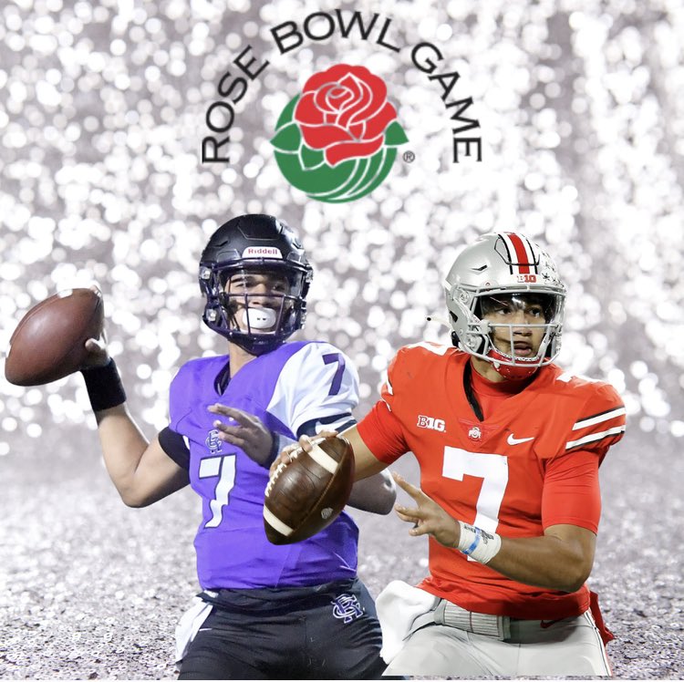 RCHSCougarsFB's tweet photo. 🌹 RANCHO ➡️ ROSE BOWL 🌹 
      Good Luck @CJ7STROUD https://t.co/MPfMJl8wGA