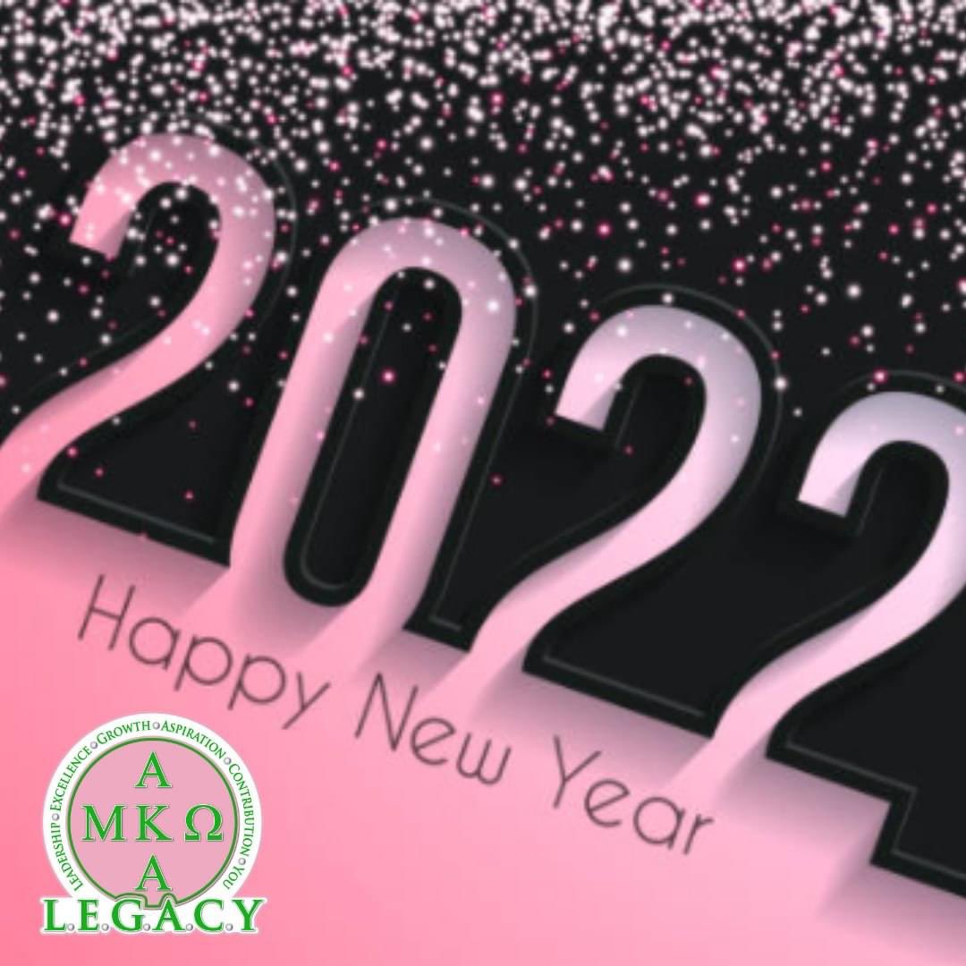 Happy New Year from the women of Mu Kappa Omega Chapter! We wish you joy, prosperity, and health in 2022!
