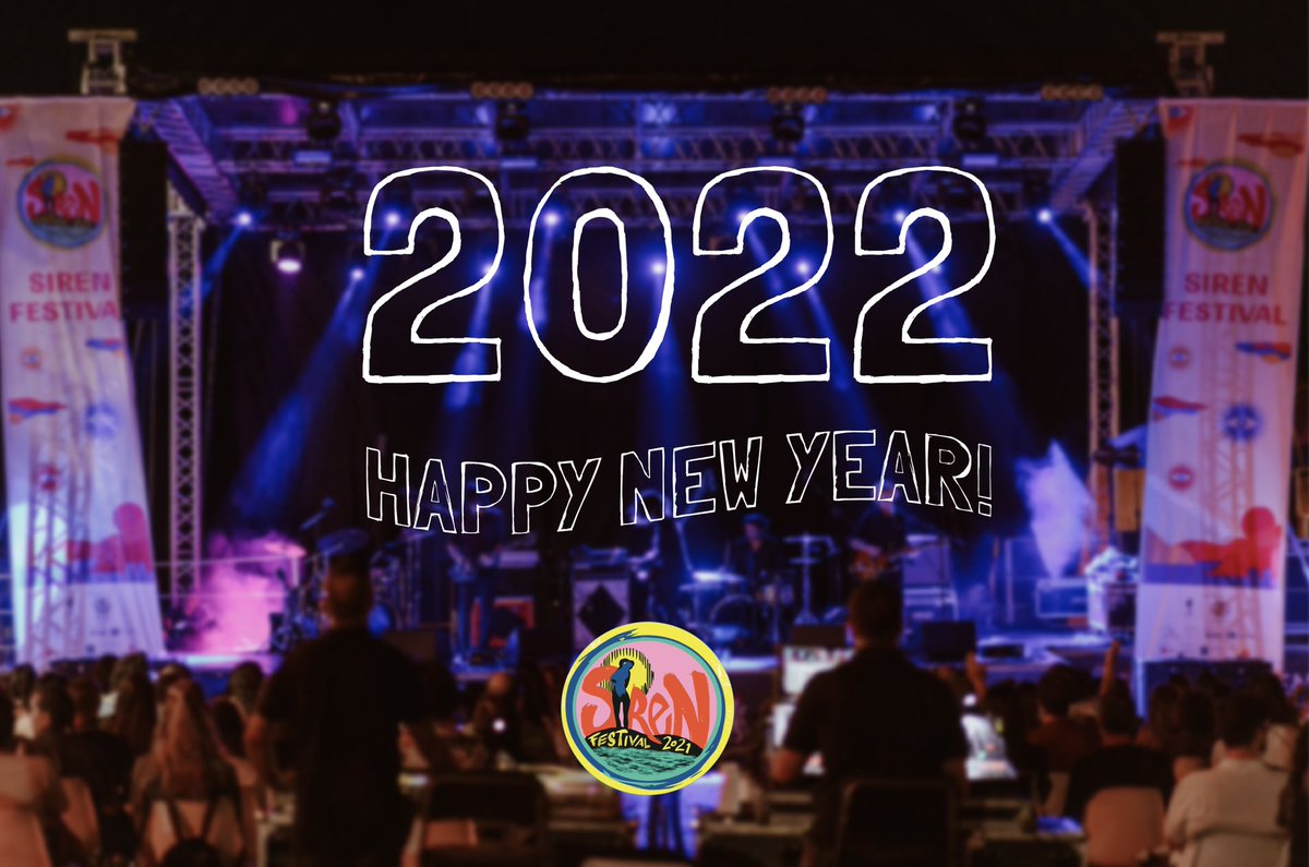Happy New Year from Siren Festival 💙🍾🎊 🎶