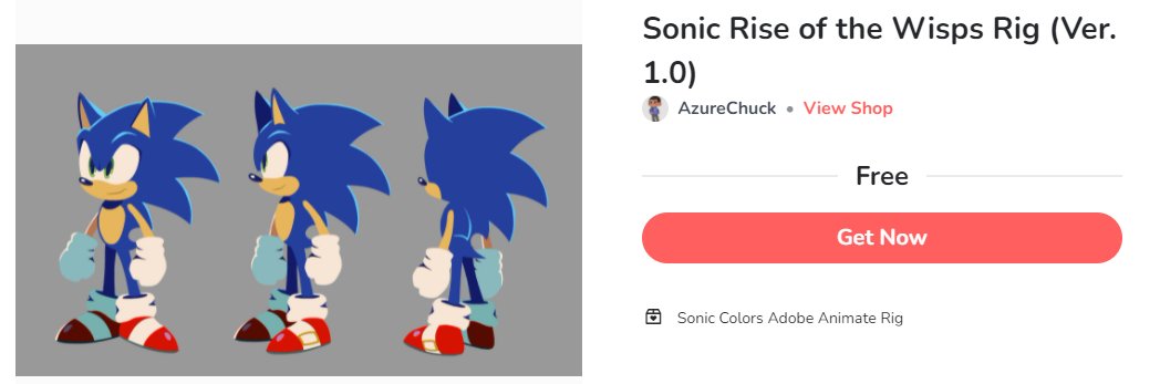 Sonic Rise of the Wisps Rig (Ver. 1.0) - AzureChuck's Ko-fi Shop