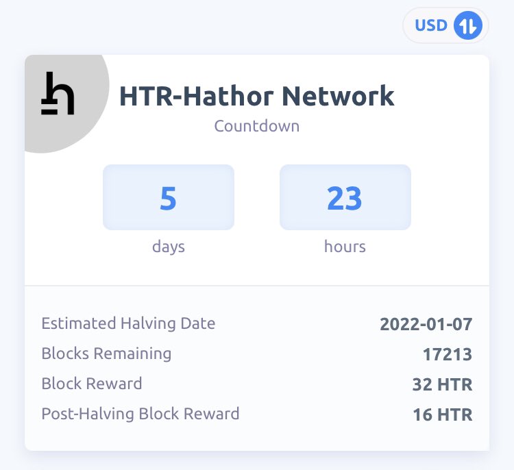 AndreaBensaid's tweet photo. $HTR Halving in 5 Days, are you ready Hathorians? https://t.co/Ce5jMvvqct