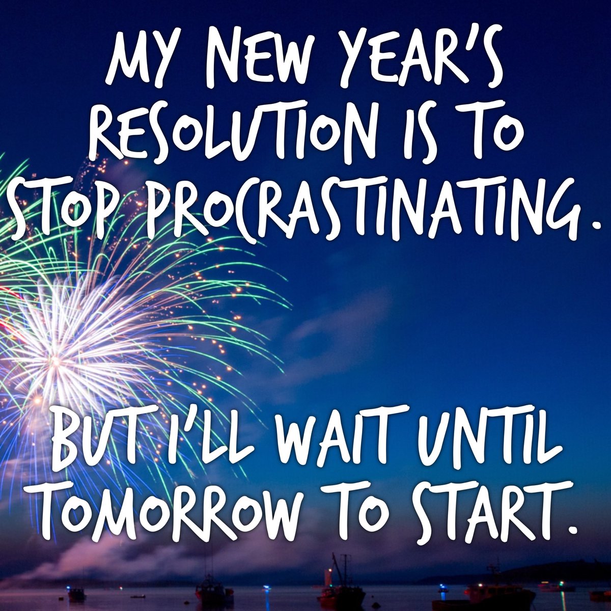 franknichols's tweet photo. #NewYearsResolution
#StartTomorrow https://t.co/0cVxdGgfxI