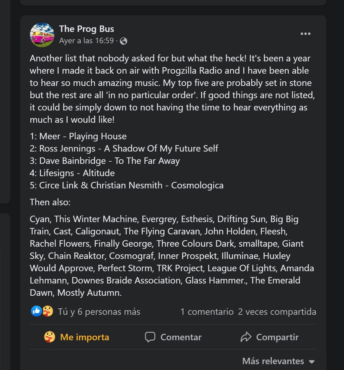 También estamos entre los discos favoritos de 2021 para la emisora canadiense <a href="/TheProgBus/">TheBus</a> 
#theflyingcaravanalbum #ijustwannabreakeven #theflyingcaravan #progressiverock #symphonicrock #ClassicRock