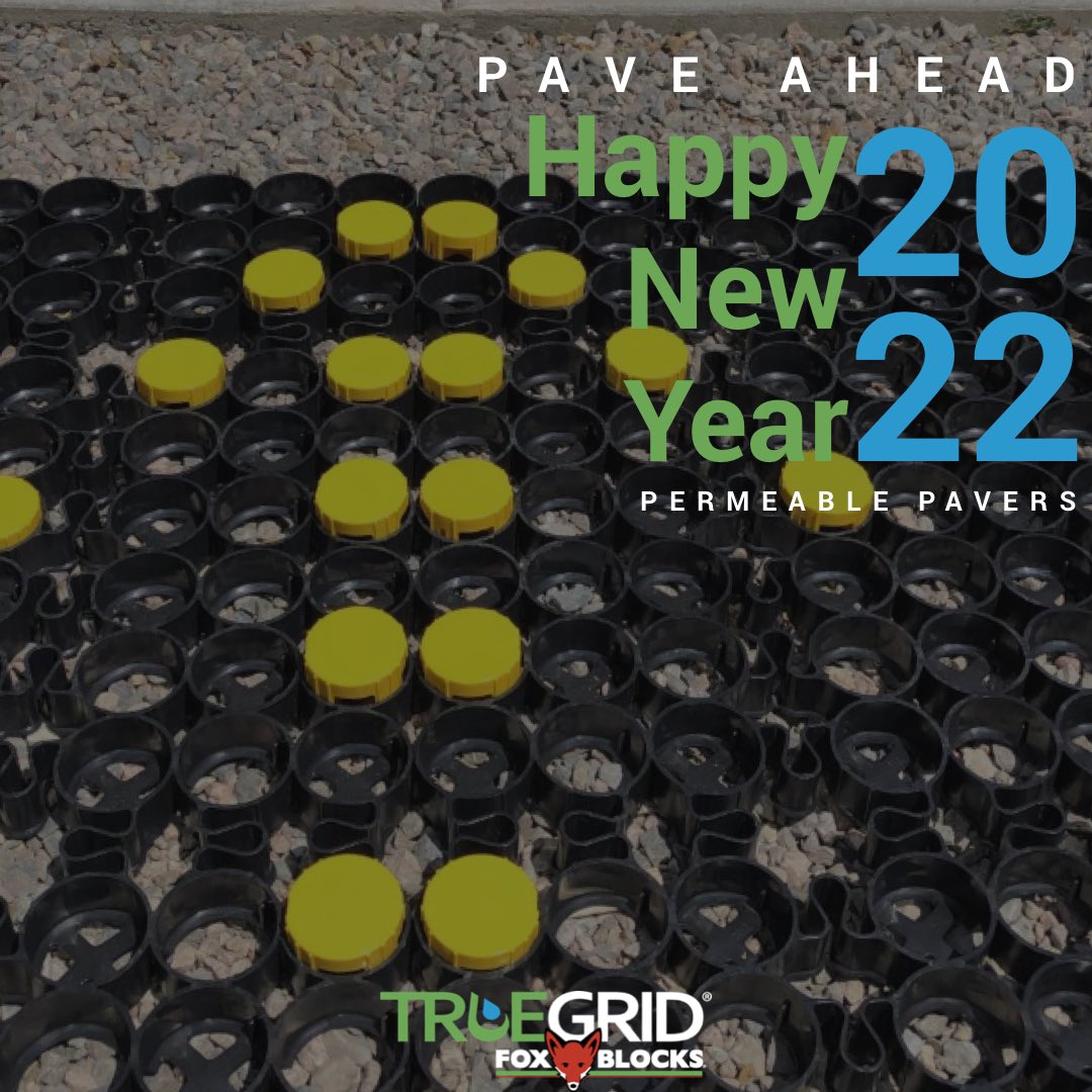 Paving our way into 2022, looking forward to providing you a sustainable, low maintenance and cost effective alternative to concrete &amp; asphalt for your residential and commercial projects! 

We thank you for your business in 2021 and wish you a great start to the New Year!🎉🏘🔹