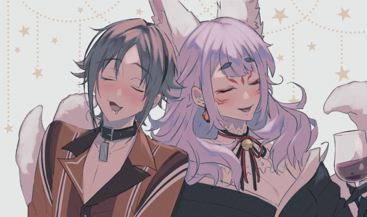 KUMAKIMBO's tweet photo. Foxy Bakas, the sweetest mother and son~ #MystArt #DrawKosaka https://t.co/pRO7ycXL88