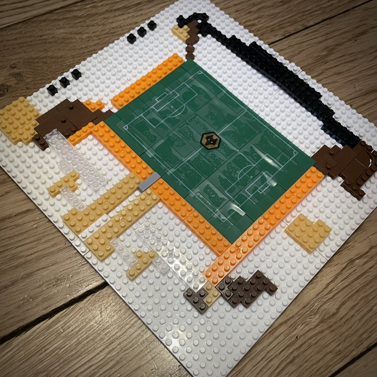 Wolvensam's tweet photo. Made a start to Molineux. You can start to see it… sort of… 😬 #microdesigns #wwfc https://t.co/vJHFAVnxse
