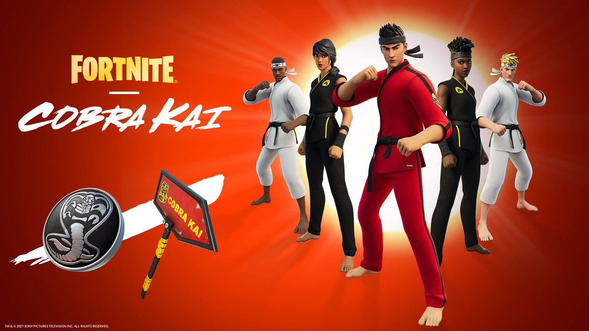 editseer's tweet image. I'll give 1000 vbucks and a cobra kai skin to 2 people who retweet this tweet within the next 60 minutes and follows @editseer and @TaborTimeYT, show proof of my notifications turned on in the comments!